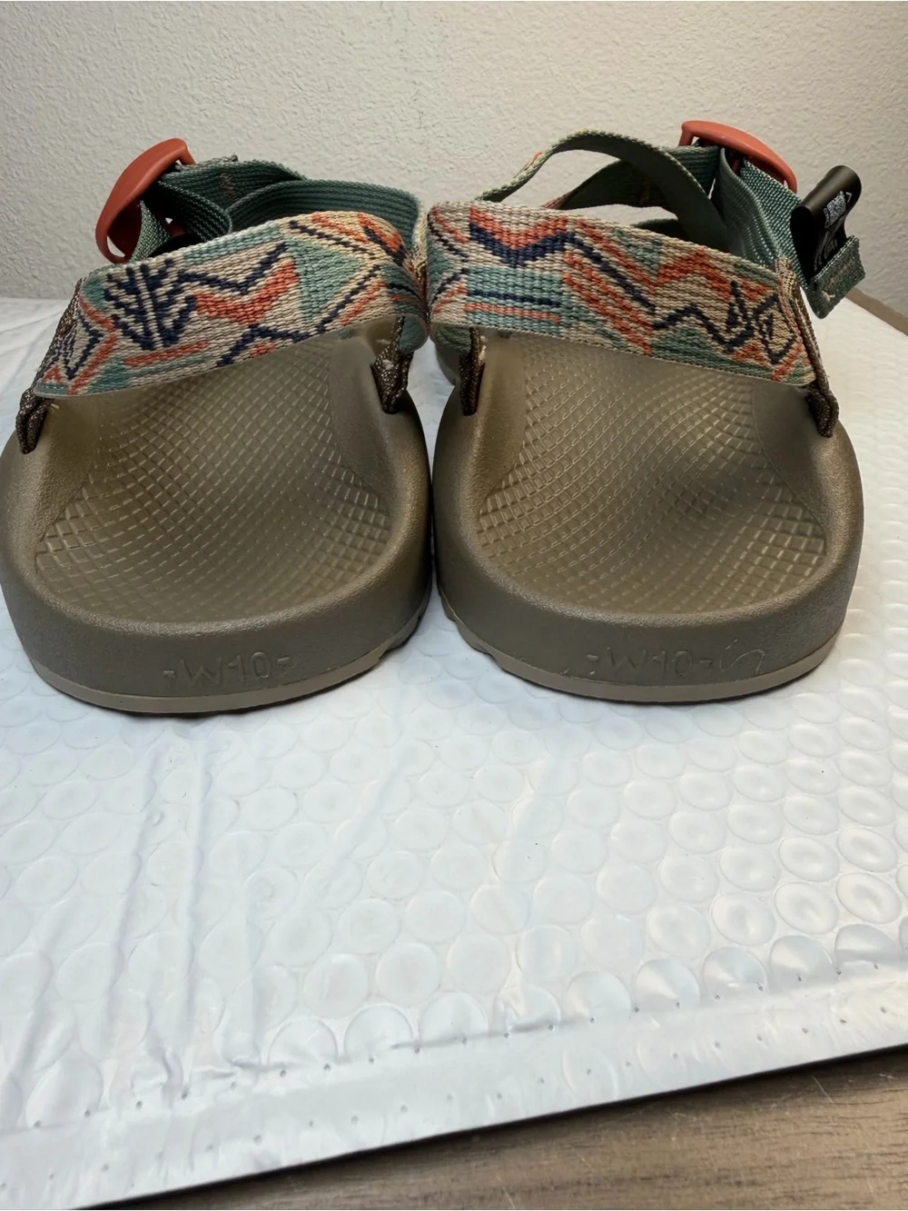 Chaco Z/1 Classic Wide Women’s 10W Trail Hiking Sandals Green Multicolor EU 41 - Picture 3 of 5